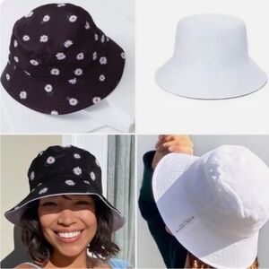 Alice + Olivia Reversible Daisy Bucket Hat